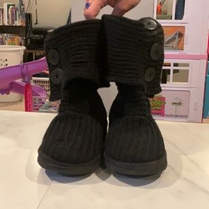 Sherpa Black UGG Boots